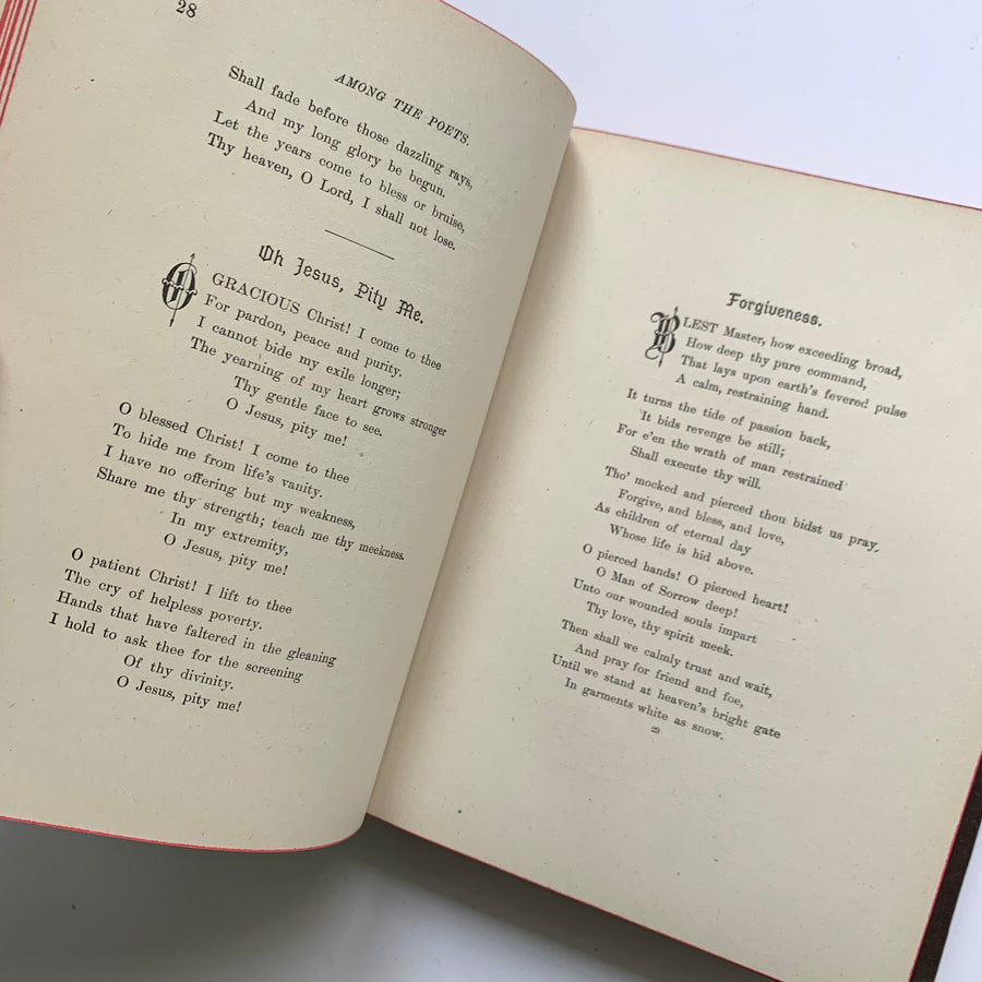 1882 - Among The Poets, A Choice Selection of The Best Poems by the Best Authors!