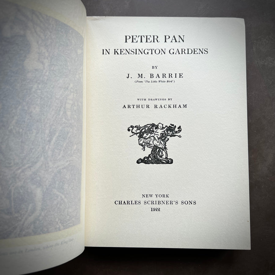 1922 - Peter Pan in Kensington Gardens, Arthur Rackham Illustrated