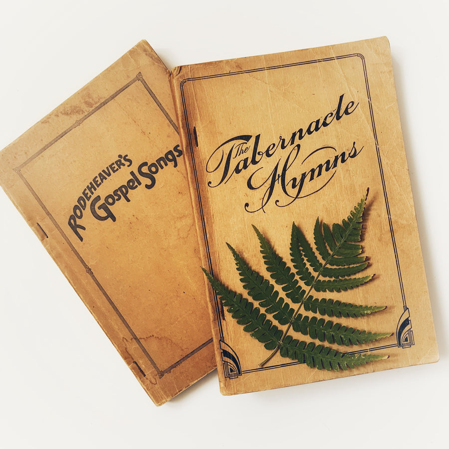 1922 - Set of Two Vintage HYmnals