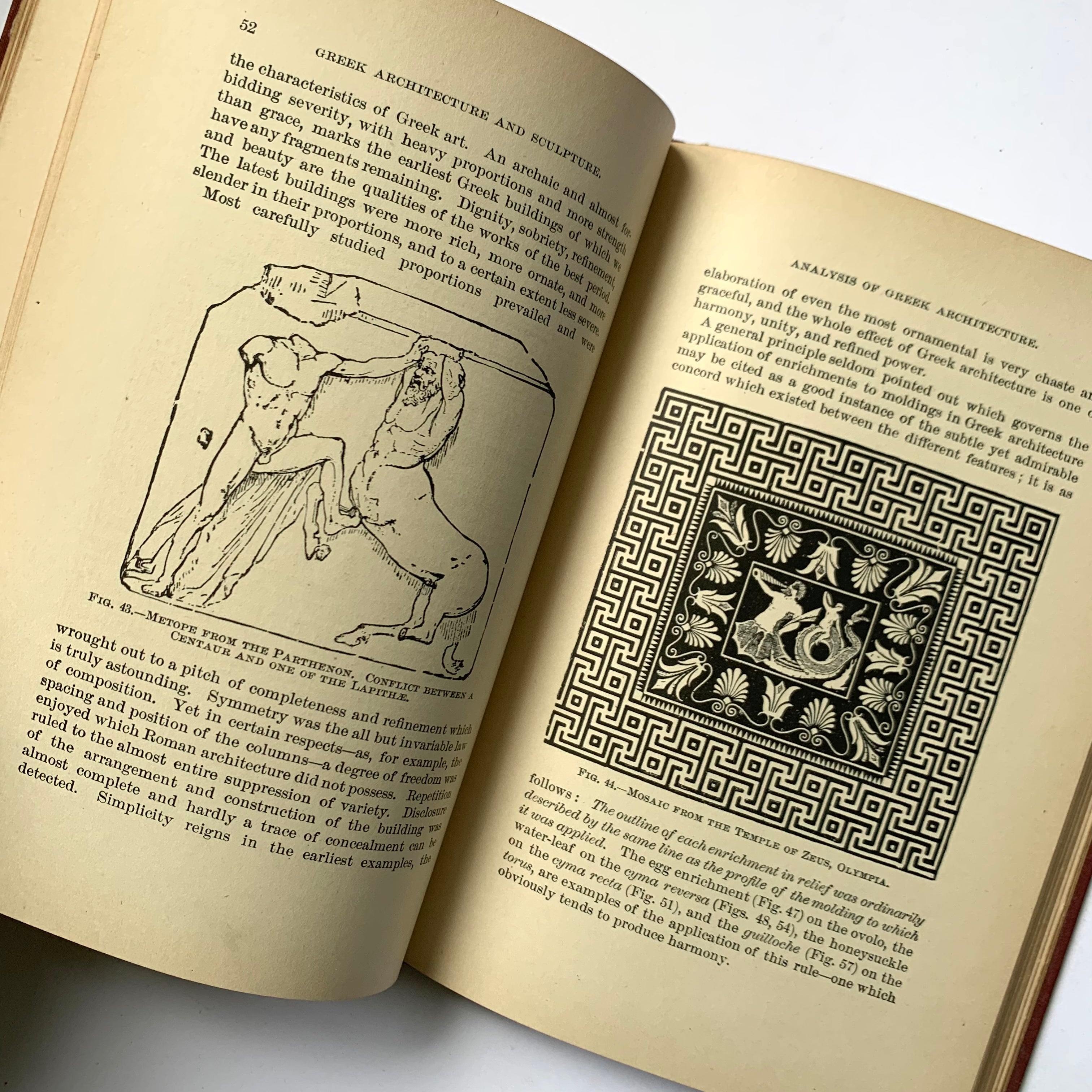 1892 - Greek Architecture and Greek Sculpture, First Edition