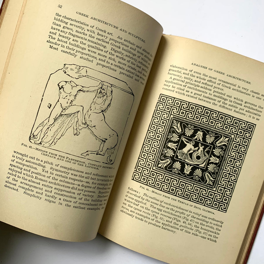 1892 - Greek Architecture and Greek Sculpture, First Edition