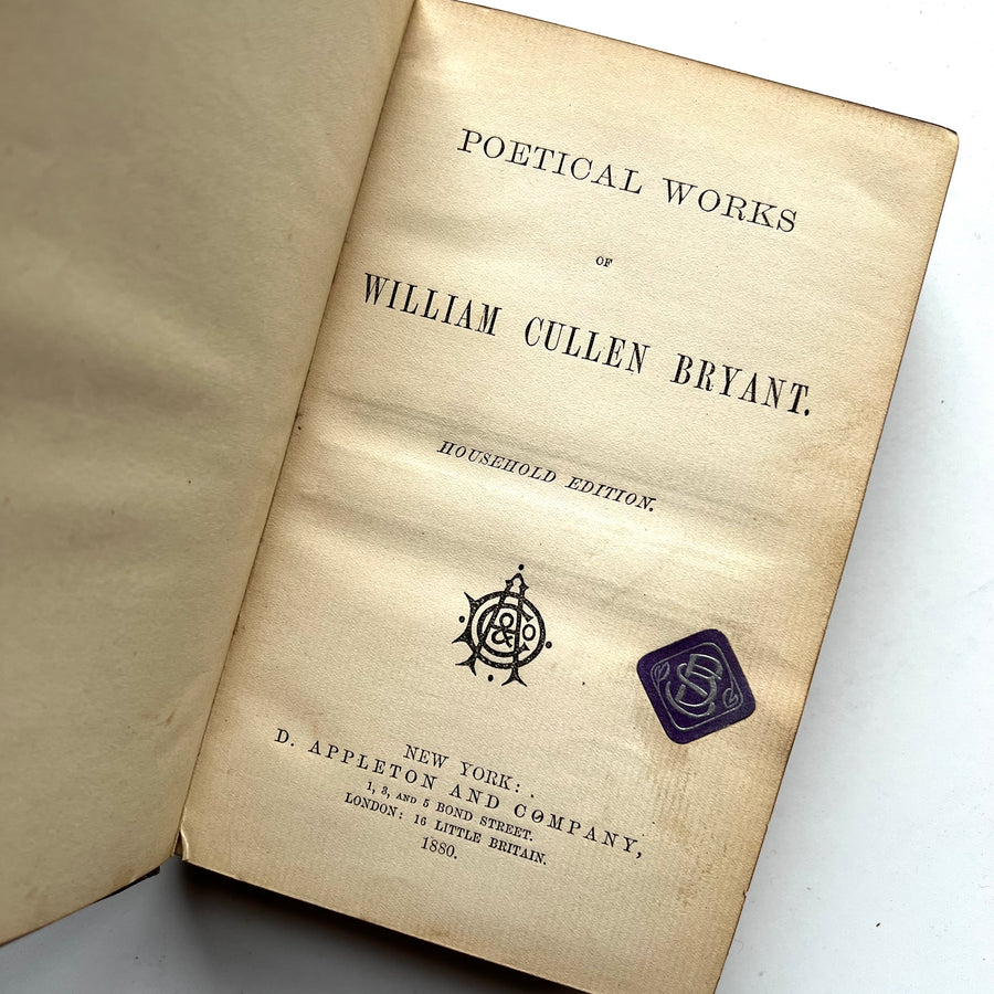 1880 - Poetical Works of William Cullen Bryant