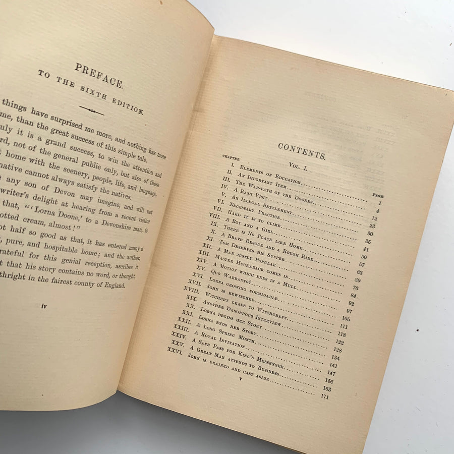 1893 - Lorna Doone, First Edition