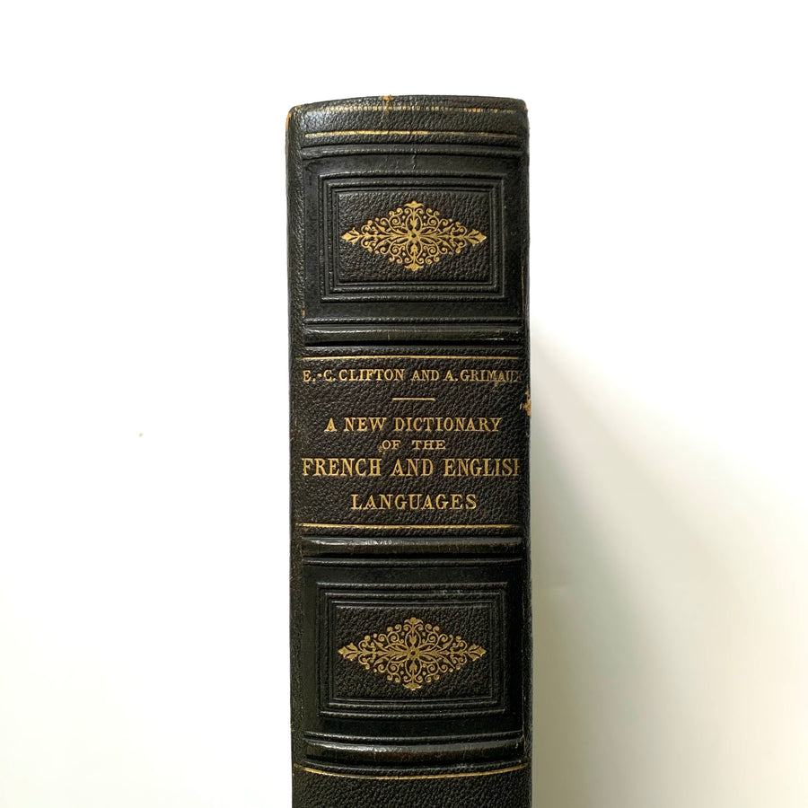 c.1911 - A New Dictionary of the French and English Languages and Nouveau Dictionnaire Anglais-Francais Et Francais-Anglais