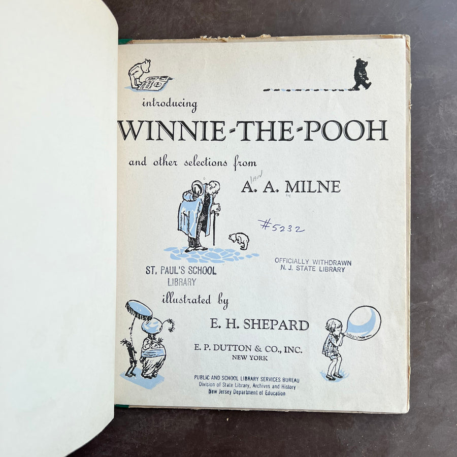 1947 - Introducing Winnie The Pooh and Other Selections From A. A. Milne