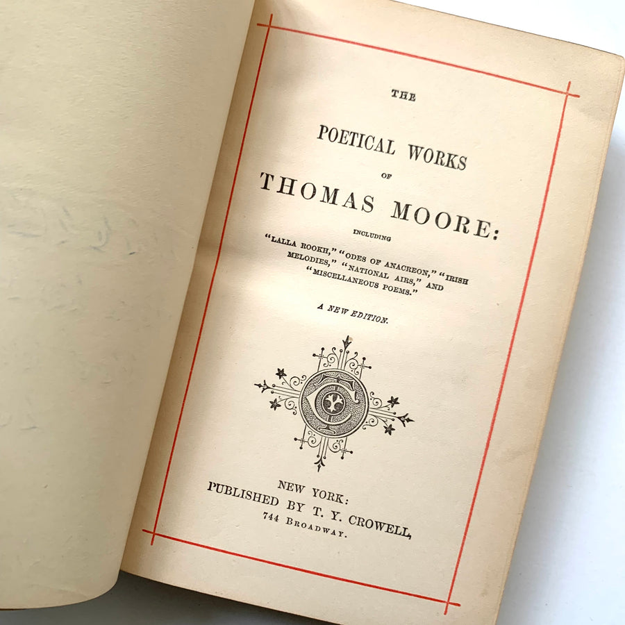 c.1880s - The Poetical Works of Thomas Moore