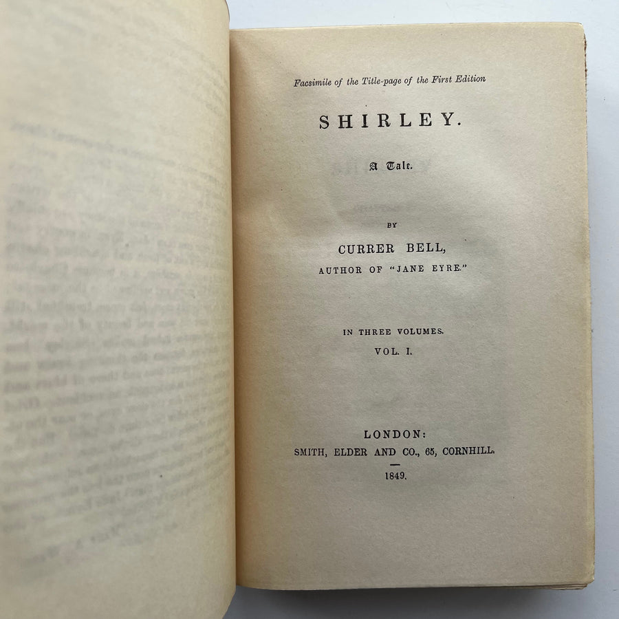 1906 - Charlotte Bronte's Shirley, Villette, The Professor *Each Sold Individually*