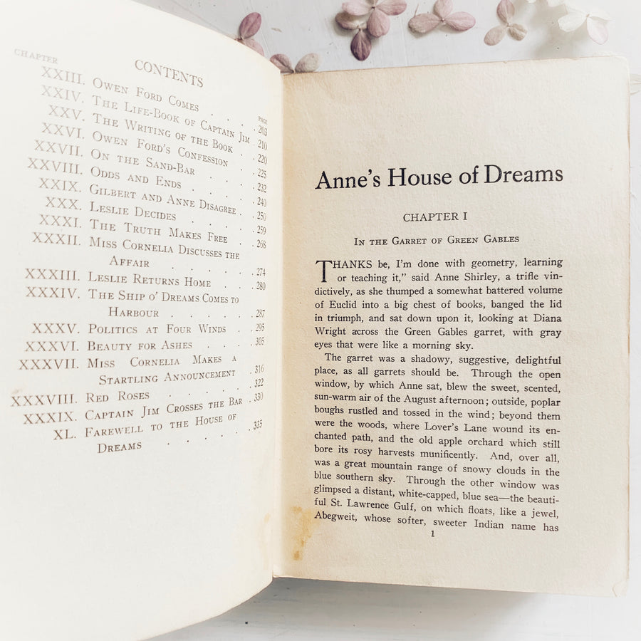 1917 Anne's House of Dreams, First Edition